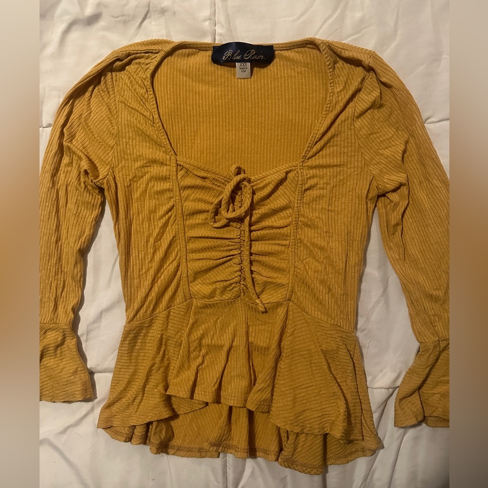 BLUE RAIN quarter length sleeved shirt